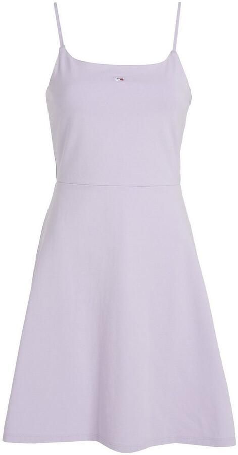 TOMMY JEANS Jurk met spaghettibandjes TJW ESSENTIAL STRAP FLARE DRESS met verstelbare spaghettibandjes - Foto 5