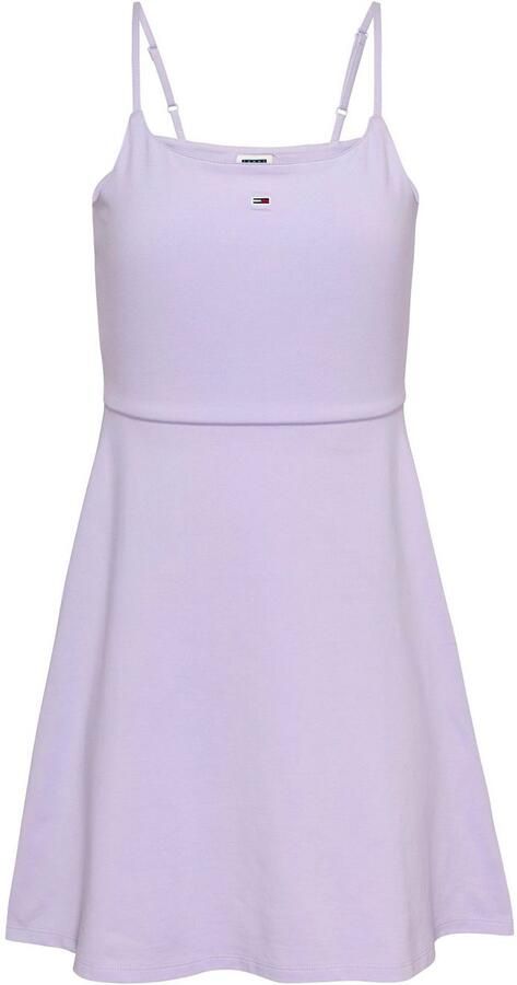 TOMMY JEANS Jurk met spaghettibandjes TJW ESSENTIAL STRAP FLARE DRESS met verstelbare spaghettibandjes - Foto 4