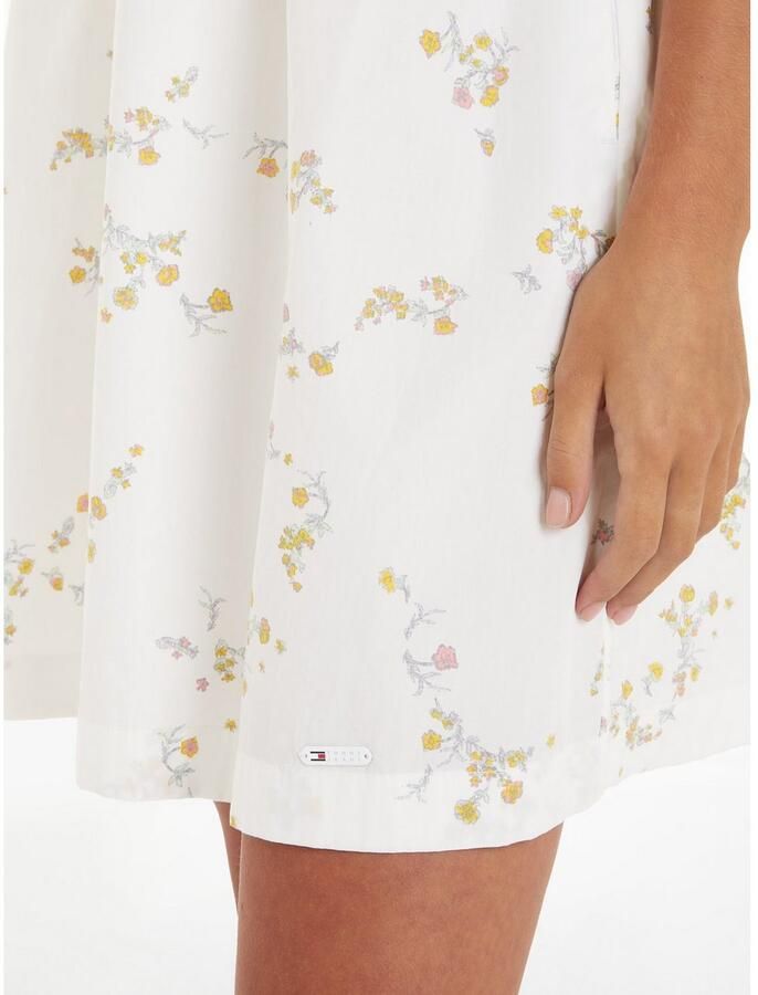 TOMMY JEANS Jurk met spaghettibandjes TJW POPLIN BACK TIE STRAP DRESS