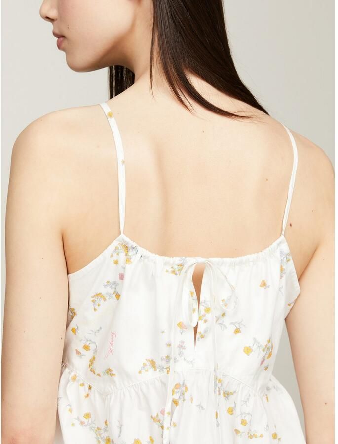 TOMMY JEANS Jurk met spaghettibandjes TJW POPLIN BACK TIE STRAP DRESS - Foto 2