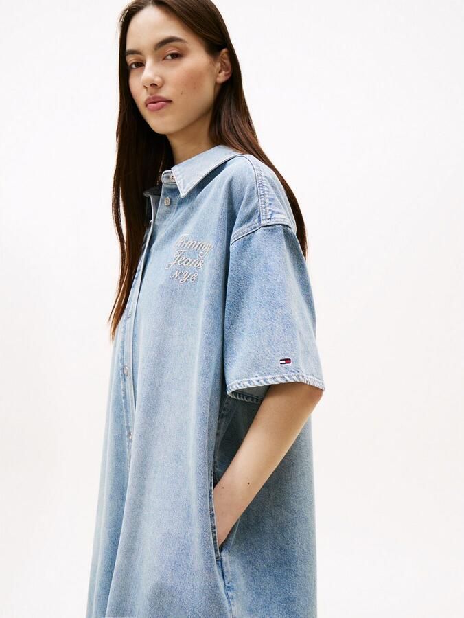 TOMMY JEANS jurk TJW DENIM SHIRTDRESS SS - Foto 2