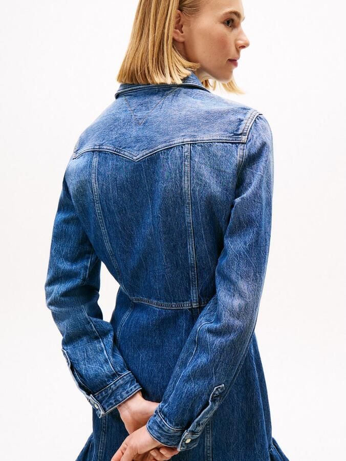 TOMMY JEANS jurk WESTERN DENIM DRESS DI2057 - Foto 3