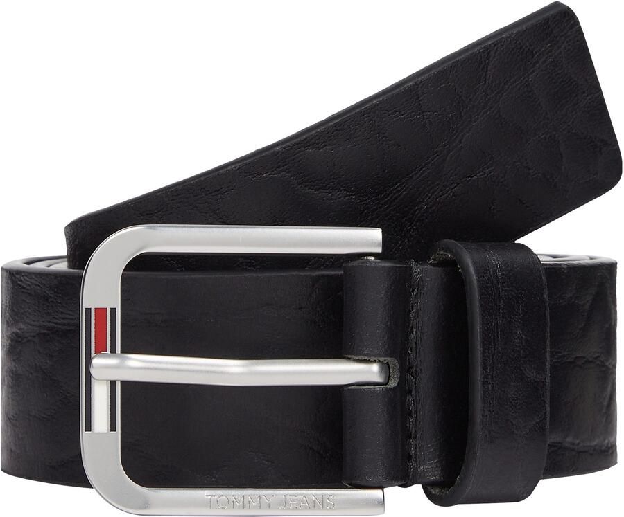 TOMMY JEANS Leren riem TJM AUSTIN TEXTURE 3.5 Label op de sluiting nerf leer - Foto 3