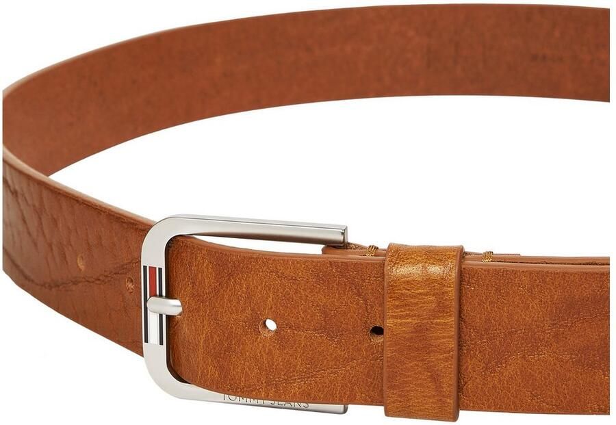 TOMMY JEANS Leren riem TJM AUSTIN TEXTURE 3.5 Label op de sluiting nerf leer - Foto 2