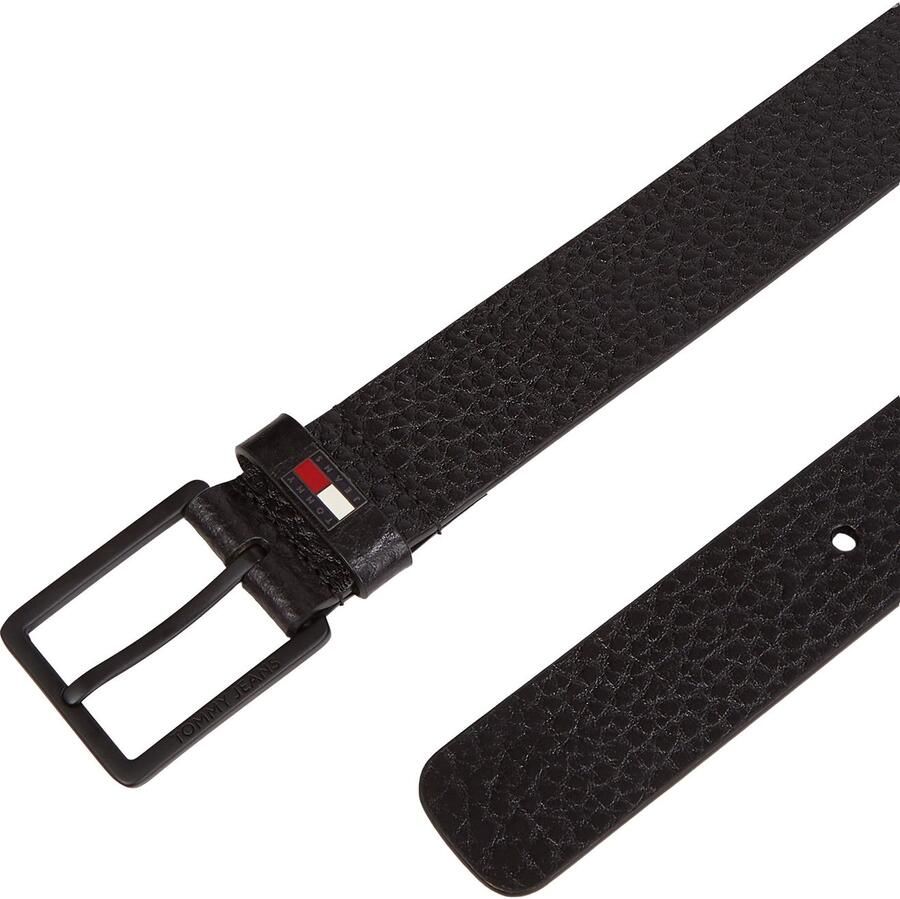 TOMMY JEANS Leren riem TJM ELEVATED FLAG LEATHER 3.5