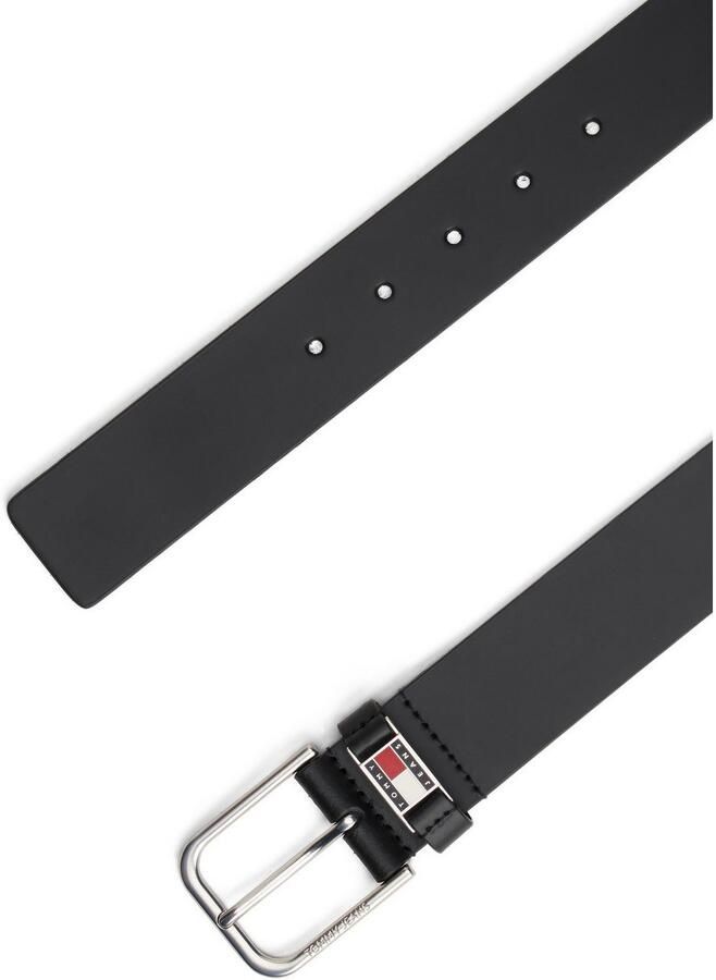 TOMMY JEANS Leren riem TJM SCANTON vierkante gesp breedte 4cm