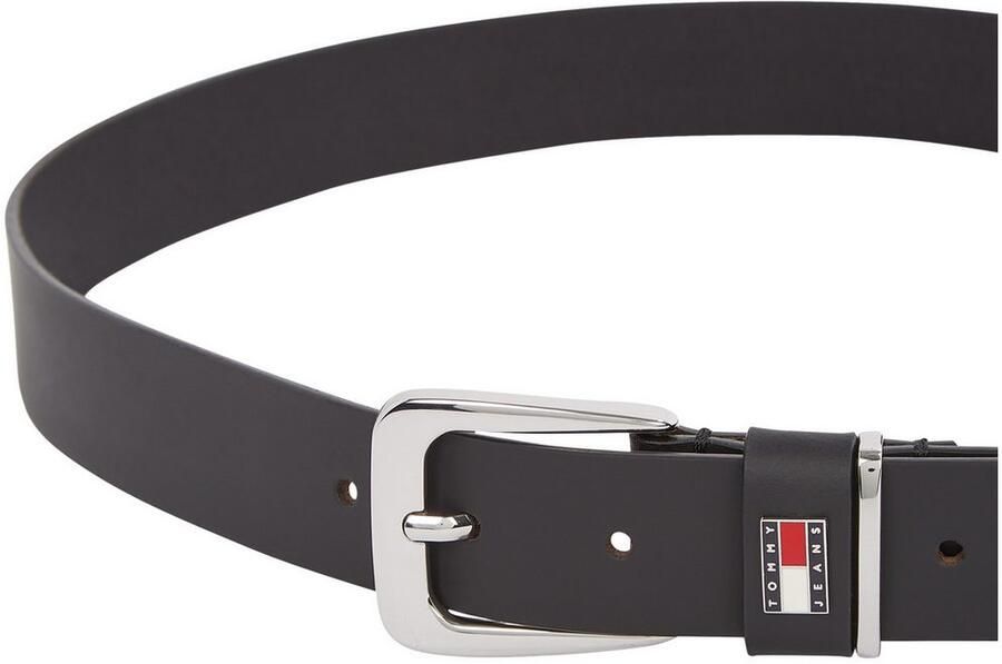 TOMMY JEANS Leren riem TJW HERITAGE 3.0 Eenvoudige doornsluiting metalen patch - Foto 2
