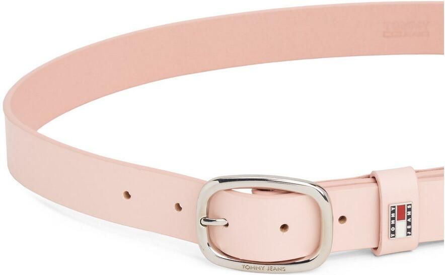 TOMMY JEANS Leren riem TJW OVAL 3.0 Ovale eenvoudig pin sluiting en logo op de sluiting - Foto 2