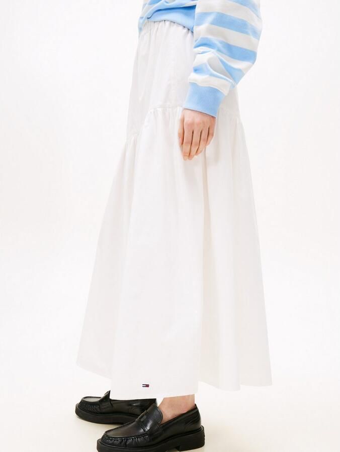 TOMMY JEANS Maxirok TJW POPLIN TIERED MAXI SKIRT - Foto 2