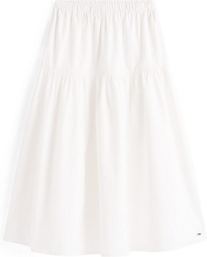 TOMMY JEANS Maxirok TJW POPLIN TIERED MAXI SKIRT
