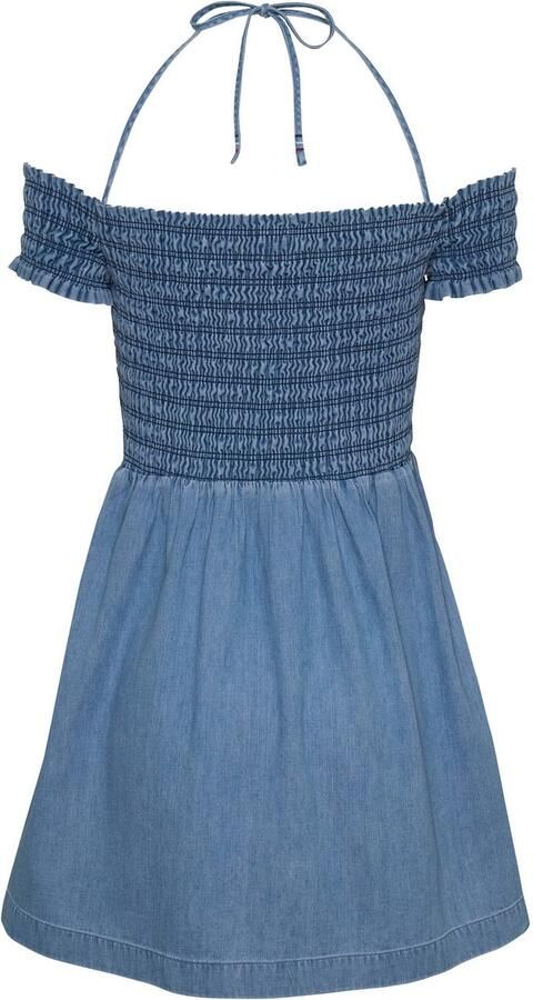 TOMMY JEANS Midi-jurk TJW CHAMBRAY FIT & FLARE DRESS - Foto 5