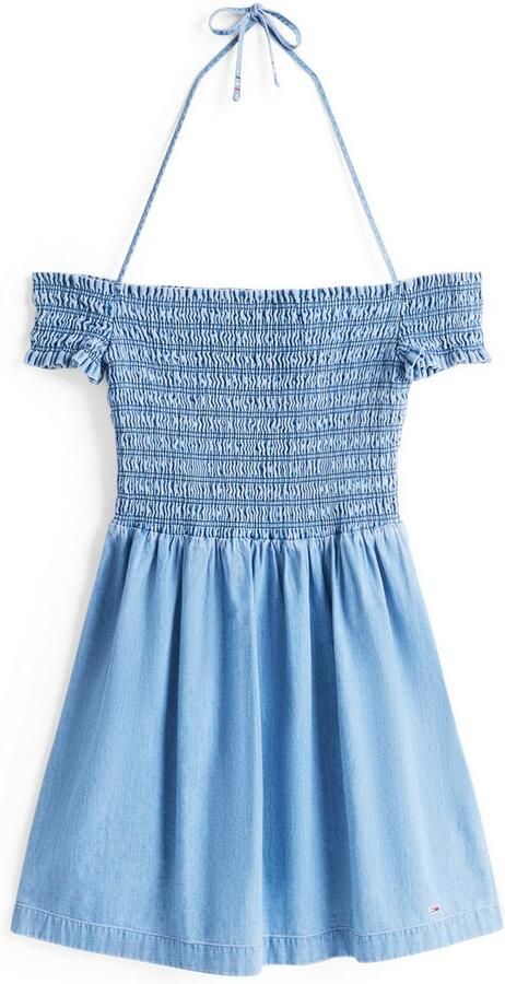 TOMMY JEANS Midi-jurk TJW CHAMBRAY FIT & FLARE DRESS - Foto 6