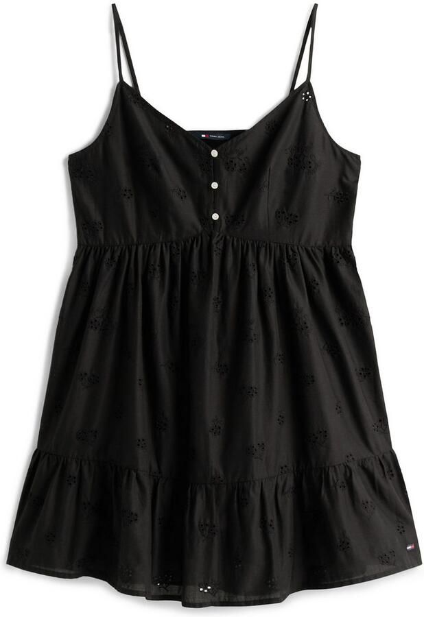 TOMMY JEANS Mini-jurk TJW BRODERIE ANGLAISE DRESS met volants en all-over borduring - Foto 3