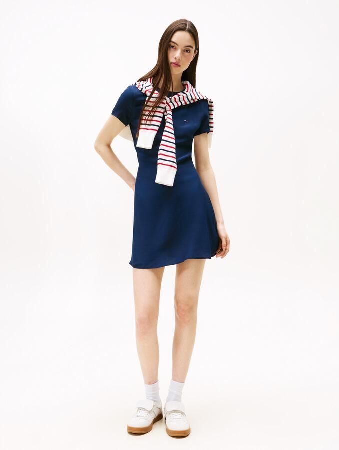 TOMMY JEANS Mini-jurk TJW F&F SS MINI DRESS EXT - Foto 4