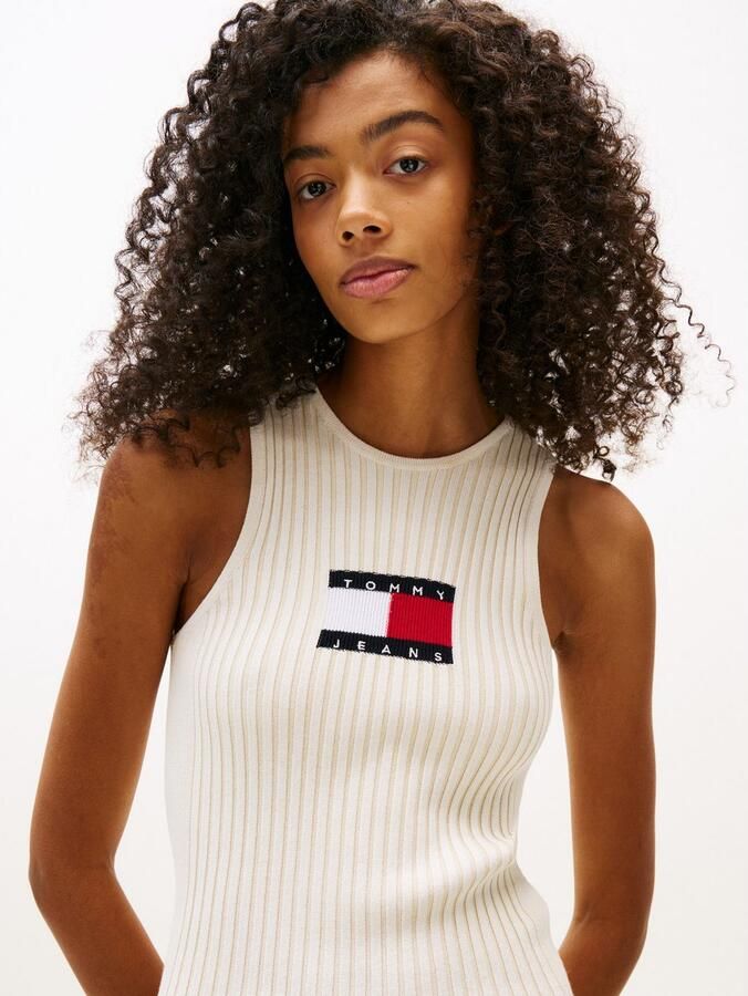 TOMMY JEANS Mini-jurk TJW FLAG SWEATER MINI DRESS EXT - Foto 2