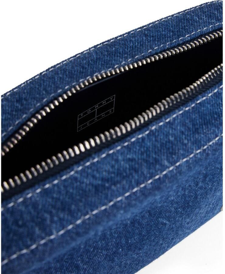 TOMMY JEANS Minibag TJW COOL DENIM CAMERA BAG dames schoudertas minibag schoudertas met logovlag