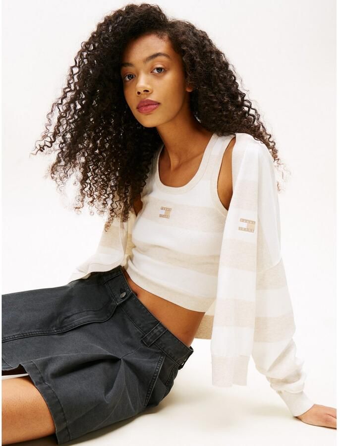 TOMMY JEANS Minirok TJW CANVAS MINI PLEATED SKIRT