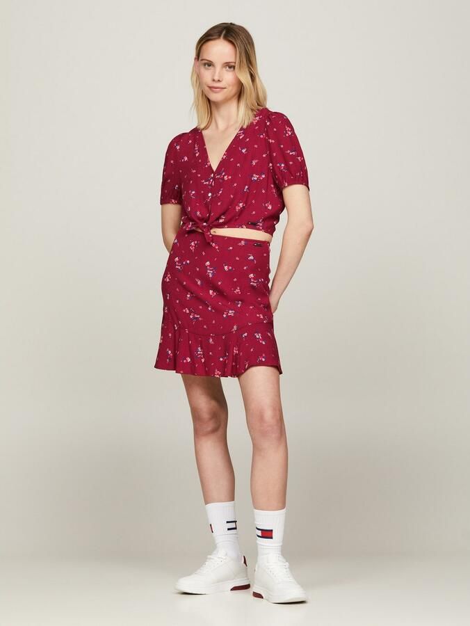 TOMMY JEANS Minirok TJW FLORAL TIERED MINI SKIRT - Foto 8