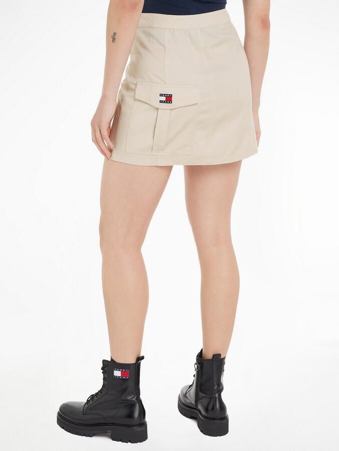 TOMMY JEANS Minirok TJW STRUCTURED CARGO MINI SKIRT Webrok in gestructureerde kwaliteit cargo vorm - Foto 9