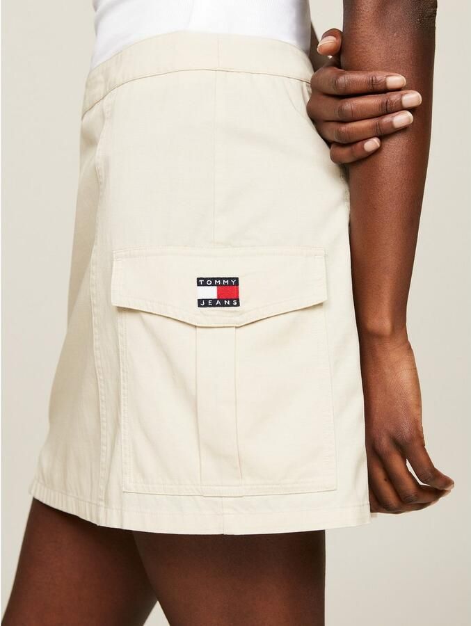 TOMMY JEANS Minirok TJW STRUCTURED CARGO MINI SKIRT Webrok in gestructureerde kwaliteit cargo vorm - Foto 7