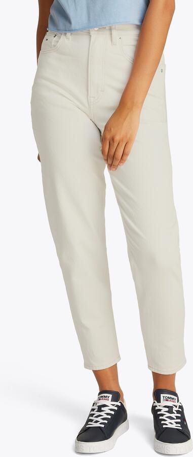 TOMMY JEANS Mom jeans High waist Mom-Jeans Tapered met logo-borduurwerk in enkelvrije lengte - Foto 7