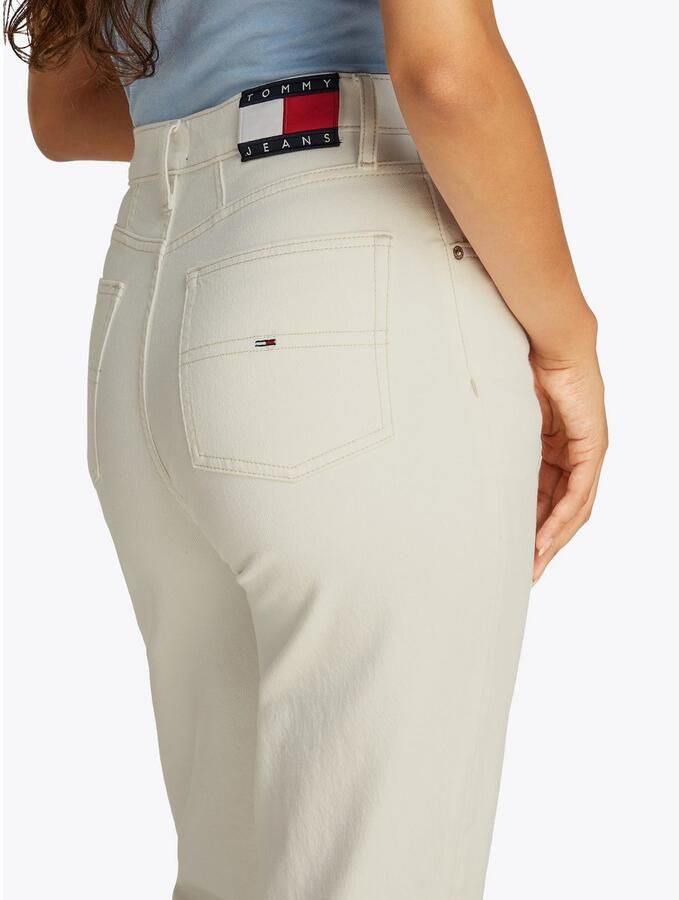 TOMMY JEANS Mom jeans High waist Mom-Jeans Tapered met logo-borduurwerk in enkelvrije lengte - Foto 2