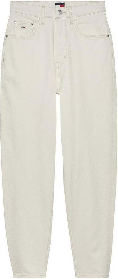 TOMMY JEANS Mom jeans High waist Mom-Jeans Tapered met logo-borduurwerk in enkelvrije lengte - Foto 5