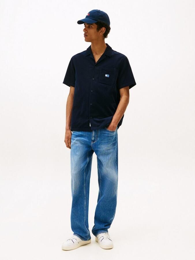 TOMMY JEANS Overhemd met korte mouwen TJM CORD REG CAMP SHIRT - Foto 3