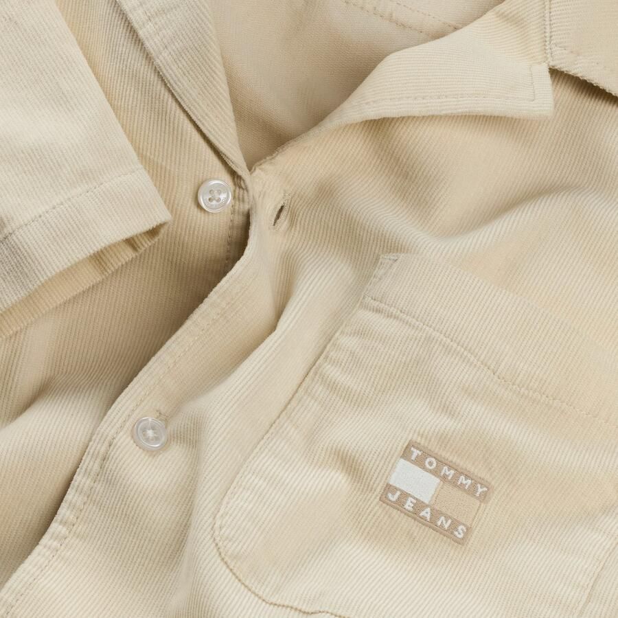 TOMMY JEANS Overhemd met korte mouwen TJM CORD REG CAMP SHIRT