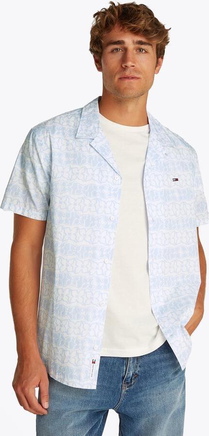 TOMMY JEANS Overhemd met korte mouwen TJM REG AOP SS SHIRT EXT - Foto 6