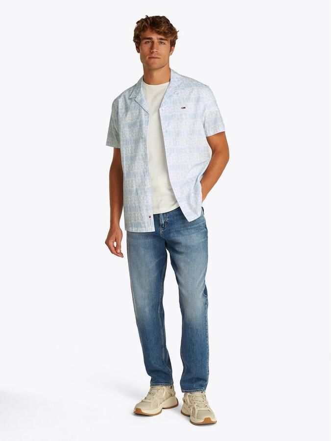 TOMMY JEANS Overhemd met korte mouwen TJM REG AOP SS SHIRT EXT - Foto 4