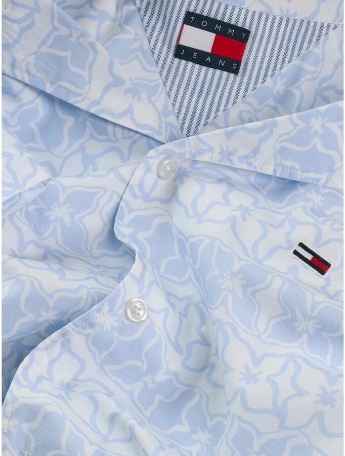 TOMMY JEANS Overhemd met korte mouwen TJM REG AOP SS SHIRT EXT - Foto 3