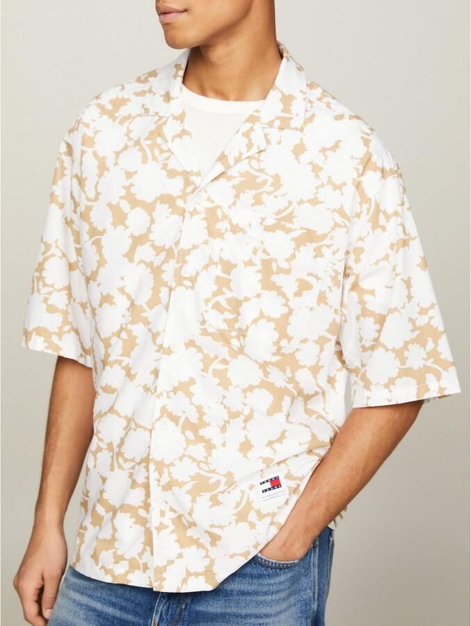 TOMMY JEANS Overhemd met korte mouwen TJM RLX FLORAL AOP CAMP SHIRT - Foto 7
