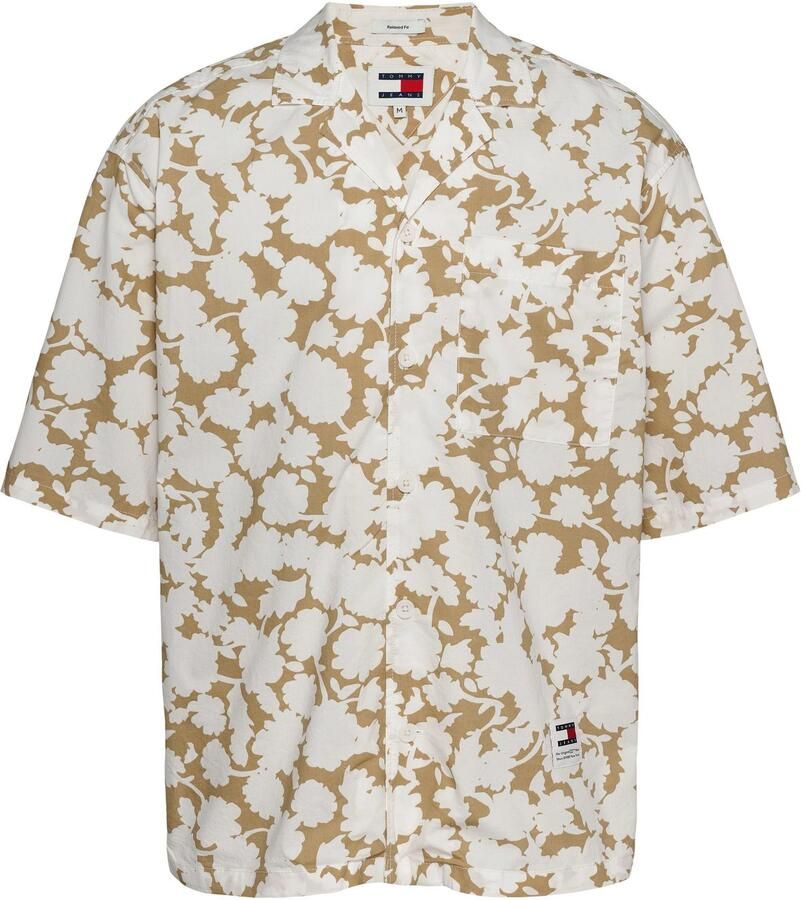 TOMMY JEANS Overhemd met korte mouwen TJM RLX FLORAL AOP CAMP SHIRT