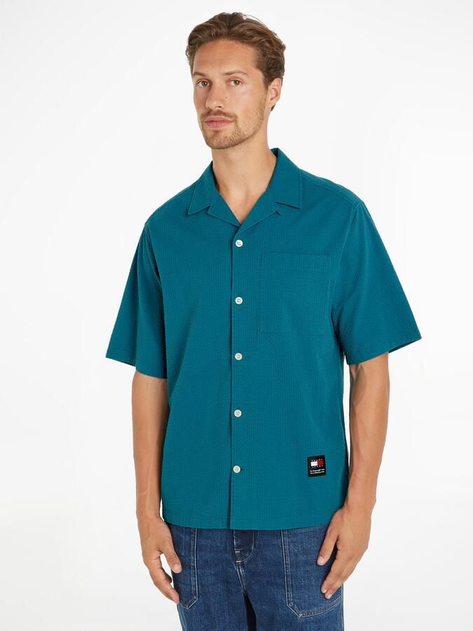 TOMMY JEANS Overhemd met korte mouwen TJM RLX SEERSUCKER CAMP SHIRT - Foto 9