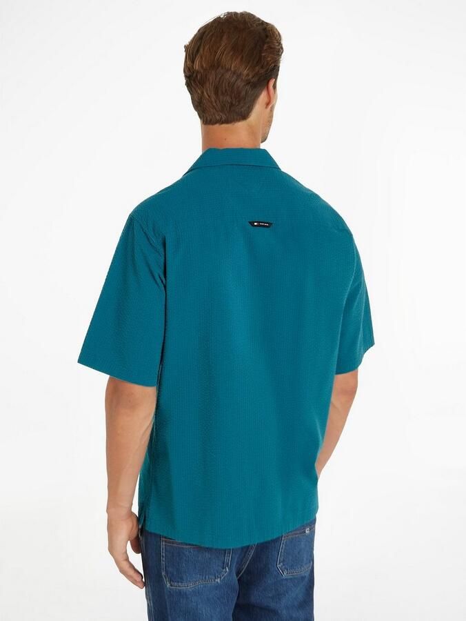TOMMY JEANS Overhemd met korte mouwen TJM RLX SEERSUCKER CAMP SHIRT - Foto 6