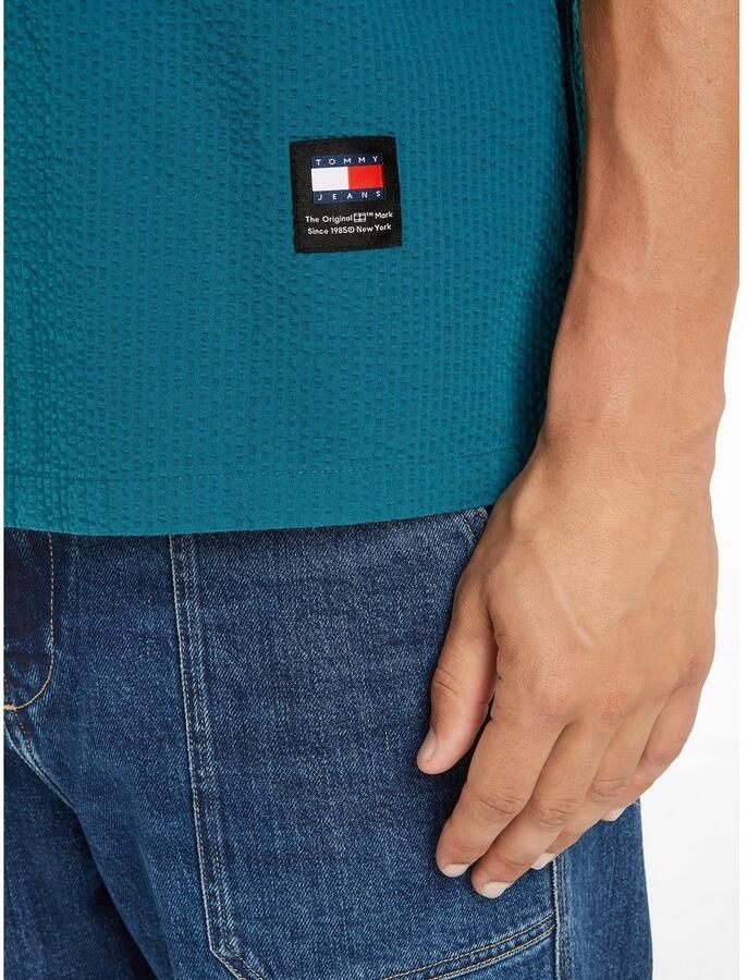 TOMMY JEANS Overhemd met korte mouwen TJM RLX SEERSUCKER CAMP SHIRT - Foto 2