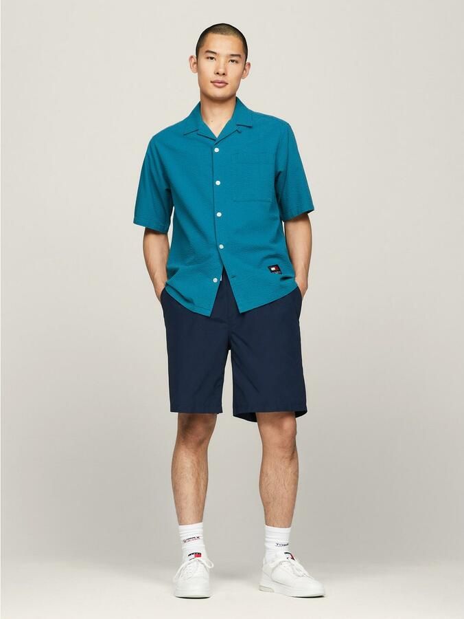 TOMMY JEANS Overhemd met korte mouwen TJM RLX SEERSUCKER CAMP SHIRT - Foto 7
