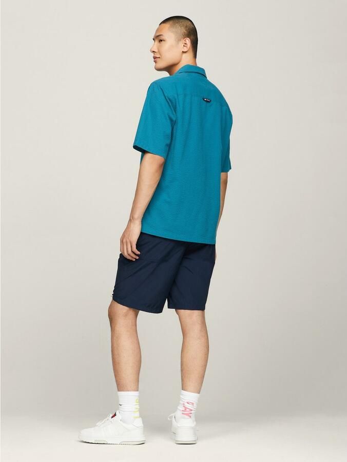 TOMMY JEANS Overhemd met korte mouwen TJM RLX SEERSUCKER CAMP SHIRT - Foto 8