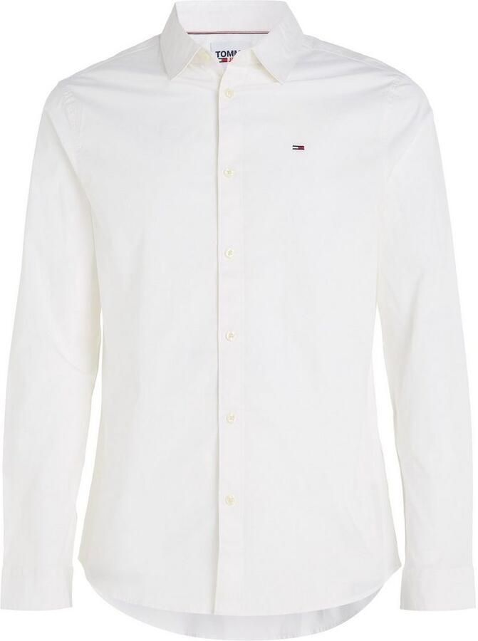 TOMMY JEANS Overhemd met lange mouwen Sabim Stretch Hemd Shirt Stretch shirt premium slim fit met elastaan - Foto 9