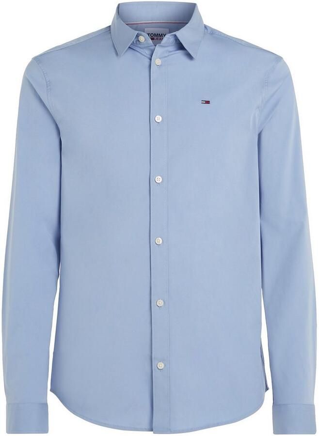 TOMMY JEANS Overhemd met lange mouwen Sabim Stretch Hemd Shirt Stretch shirt premium slim fit met elastaan - Foto 5