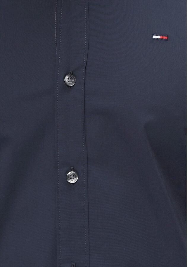 TOMMY JEANS Overhemd met lange mouwen Sabim Stretch Hemd Shirt Stretch shirt premium slim fit met elastaan - Foto 8