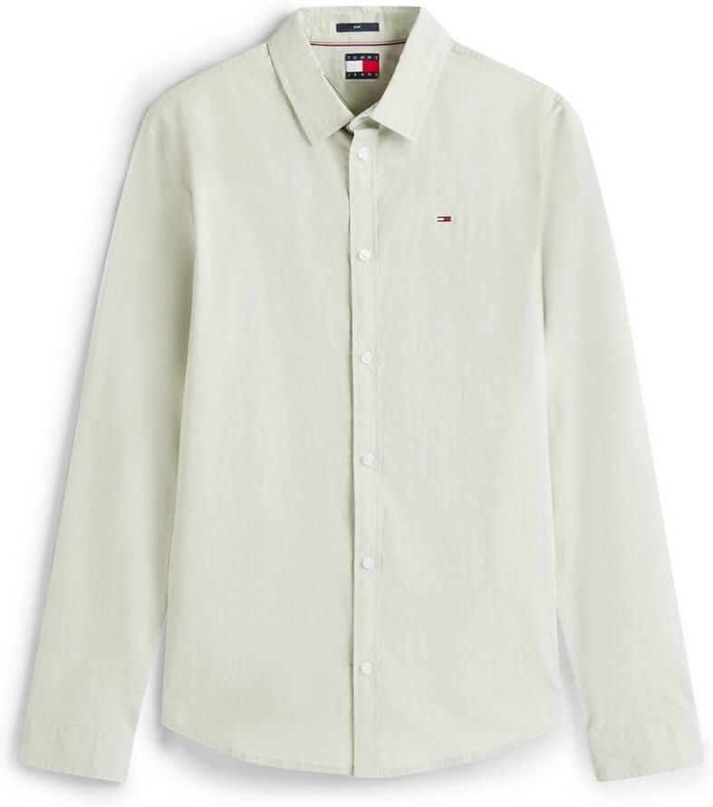 TOMMY JEANS Overhemd met lange mouwen Sabim Stretch Hemd Shirt Stretch shirt premium slim fit met elastaan - Foto 3