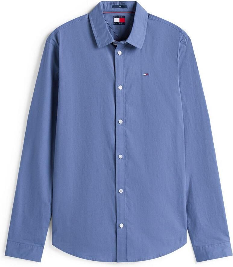 TOMMY JEANS Overhemd met lange mouwen Sabim Stretch Hemd Shirt Stretch shirt premium slim fit met elastaan - Foto 3