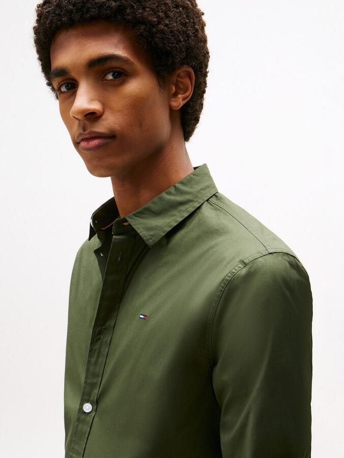 TOMMY JEANS Overhemd met lange mouwen Sabim Stretch Hemd Shirt Stretch shirt premium slim fit met elastaan - Foto 2