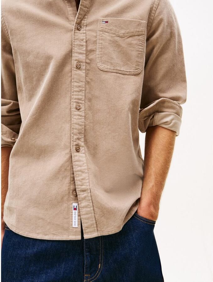 TOMMY JEANS Overhemd met lange mouwen TJM BABY CORD SHIRT EXT Corduroy overhemd Regular Fit button-down kraag - Foto 2