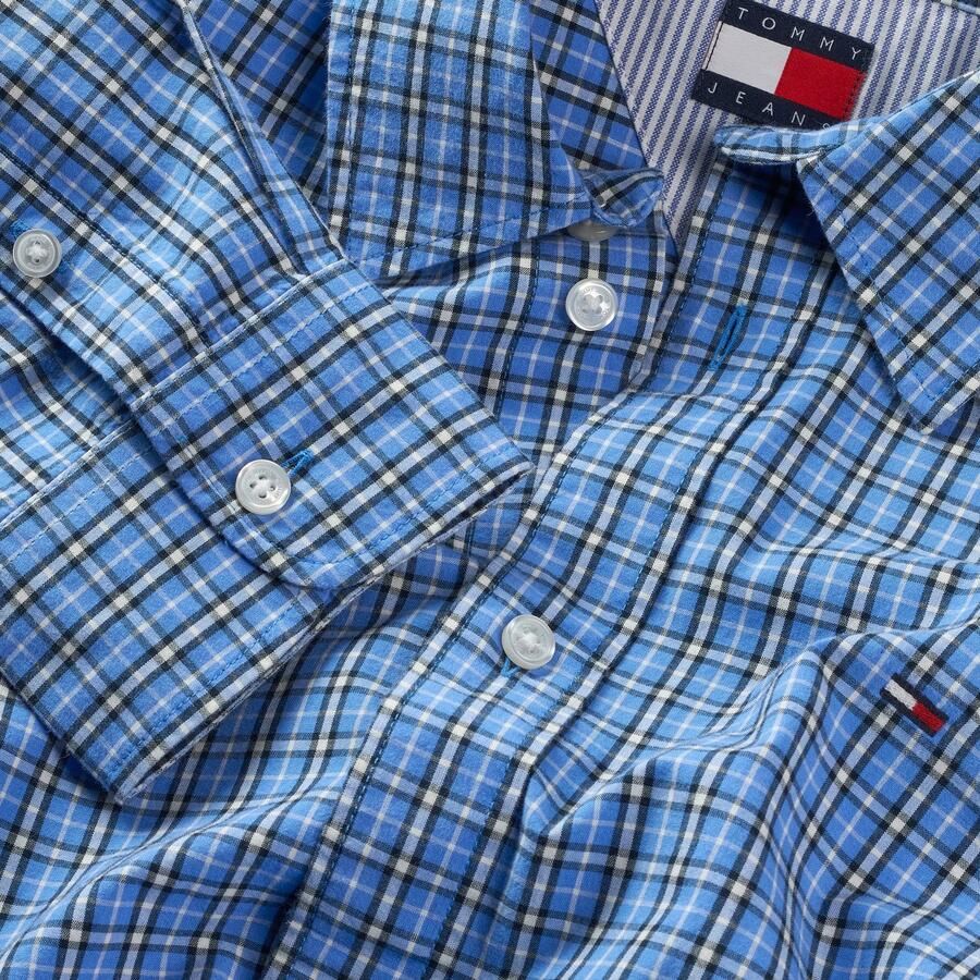 TOMMY JEANS Overhemd met lange mouwen TJM ESSNT POPLIN REG SHIRT EXT