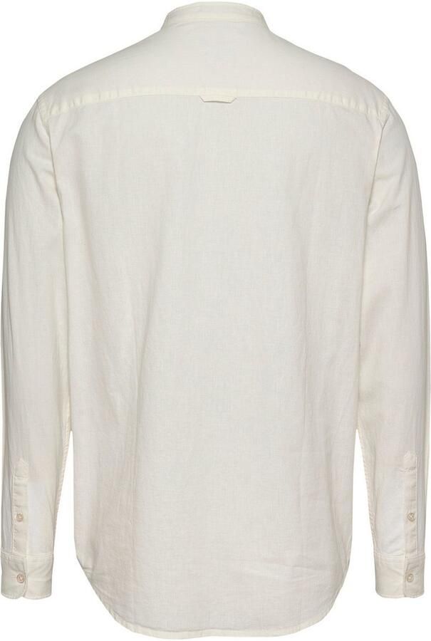 Tommy Jeans Regular fit vrijetijdsoverhemd van een mix van katoen en linnen - Foto 5