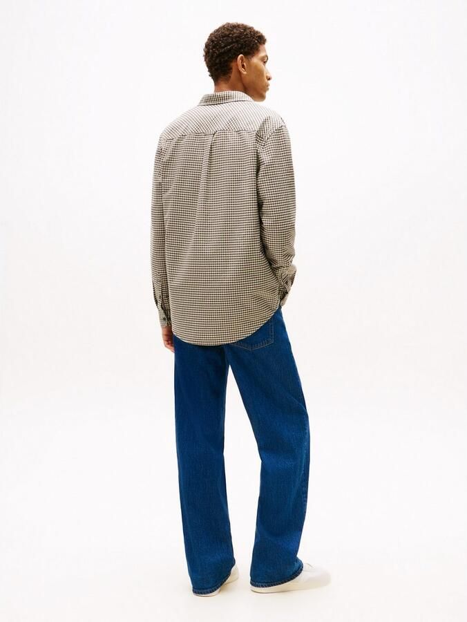 TOMMY JEANS Overhemd met lange mouwen TJM OXFORD CHECK regular fit geruit overhemd button-down kraag - Foto 4