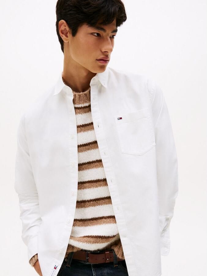 TOMMY JEANS Overhemd met lange mouwen TJM OXFORD relaxed fit button-down kraag - Foto 2